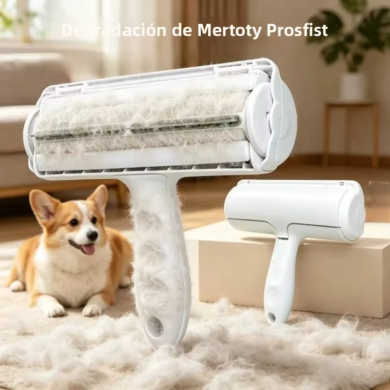 Rodillo quitapelos mascotas con cepillo para gatos y perros - imagen 4