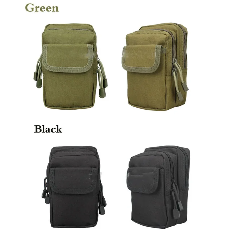 Riñonera táctica MOLLE EDC doble capa para teléfono y accesorios - imagen 4