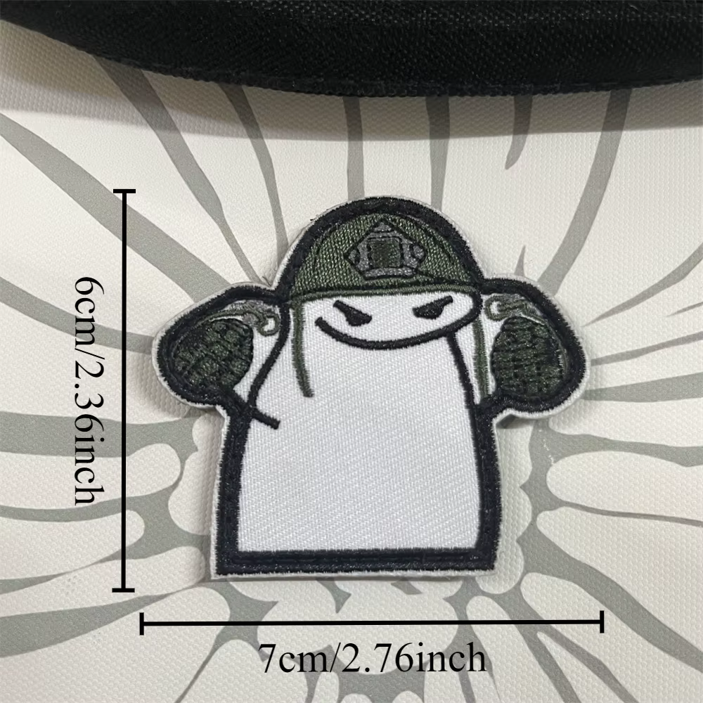 Parche táctico bordado estilo Flork Meme Morale