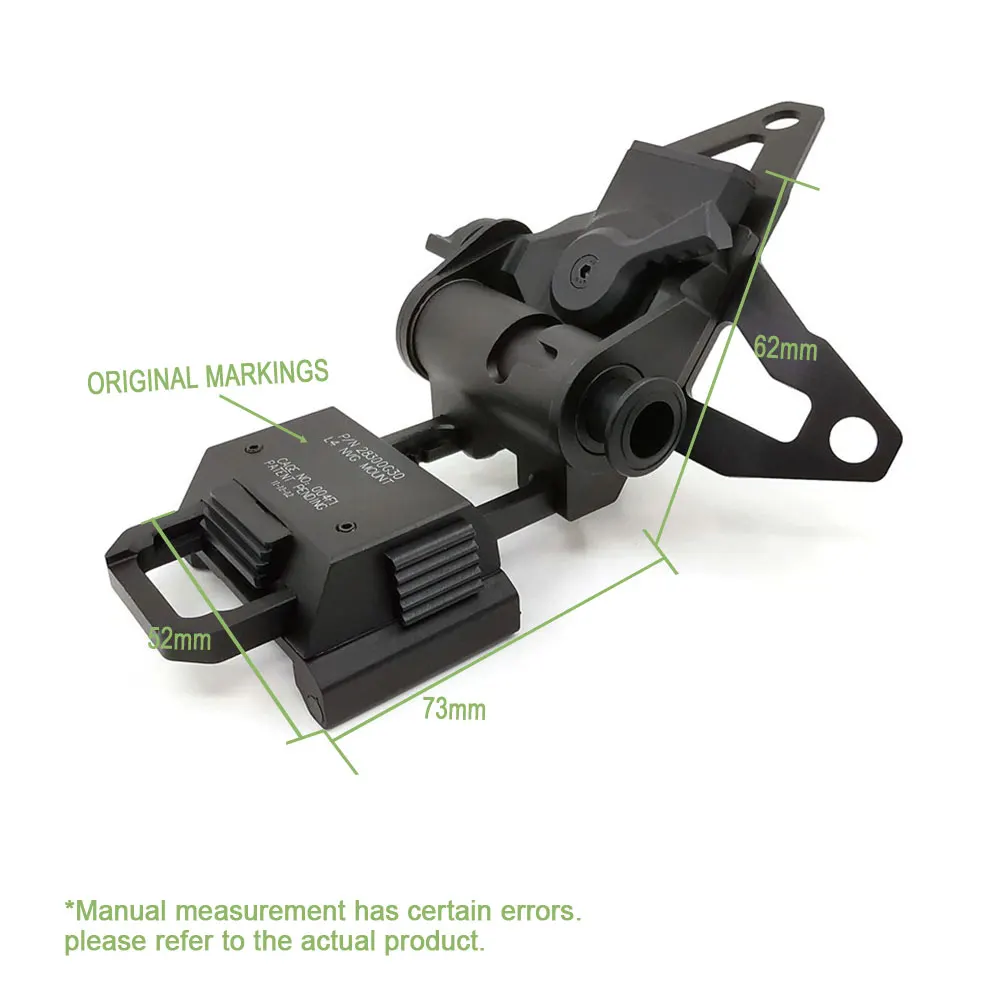 Soporte adaptador SOTAC para montaje en casco táctico militar - imagen 3