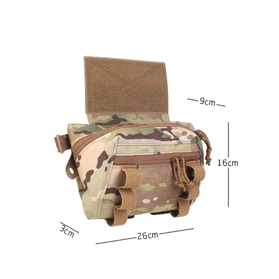 Bolsa táctica de cintura MOLLE para caza y uso múltiple - imagen 4