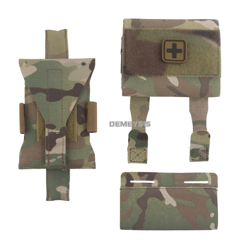 Bolsa médica táctica MOLLE para primeros auxilios y torniquete - imagen 2