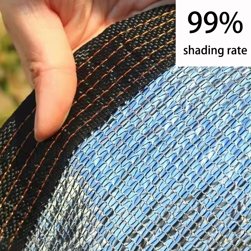 Toldo protector UV de 99% de sombreado en exterior