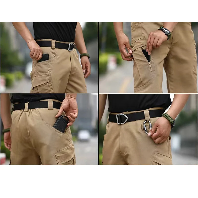Pantalones cargo tácticos hidrofugos para hombre - imagen 5