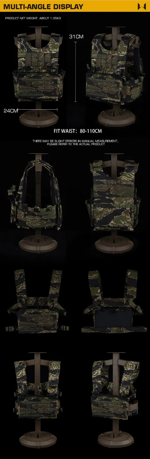 Detalle de la bolsa Triple Mag y la estructura de montaje