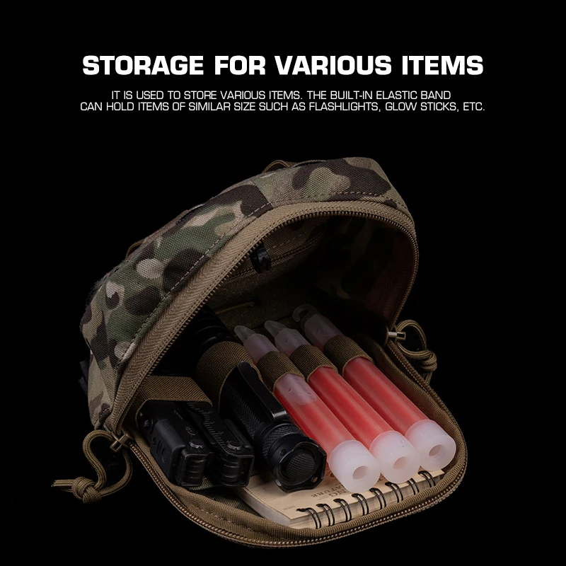 POSEIDOND DEFENSE AG bolsa MOLLE para IFAK y linterna EDC - imagen 3