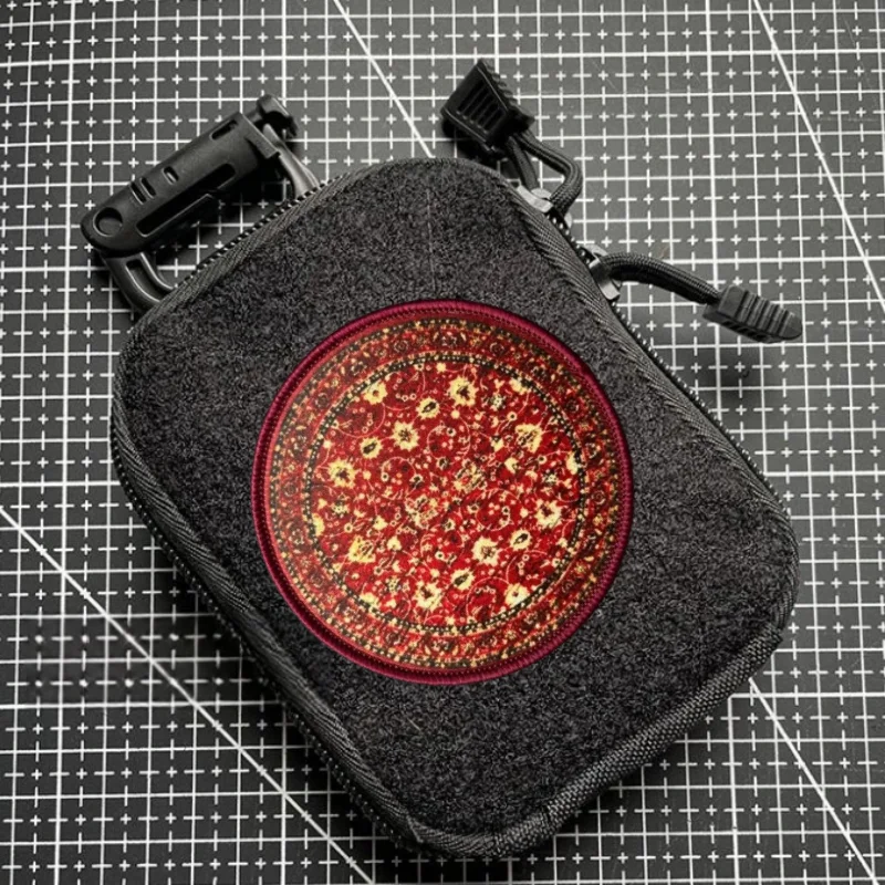 Parche táctico velcro con patrón alfombra persa para mochila - imagen 5