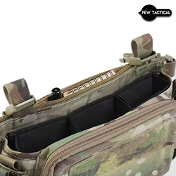PEW Tactical D3CRM MK4 Chaleco táctico con bolsillo oculto mapa