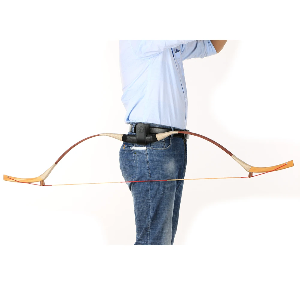 TOPARCHERY Colgador arco recurvo cuero – Soporte caza y outdoor - imagen 4