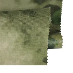 Tela táctica impermeable A-TACS FG 1000D poliéster camuflaje verde