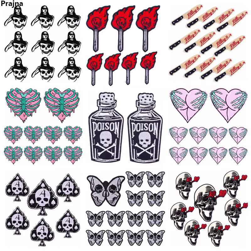 Parche calavera bordado táctico para chaqueta – Coser o planchar - imagen 5