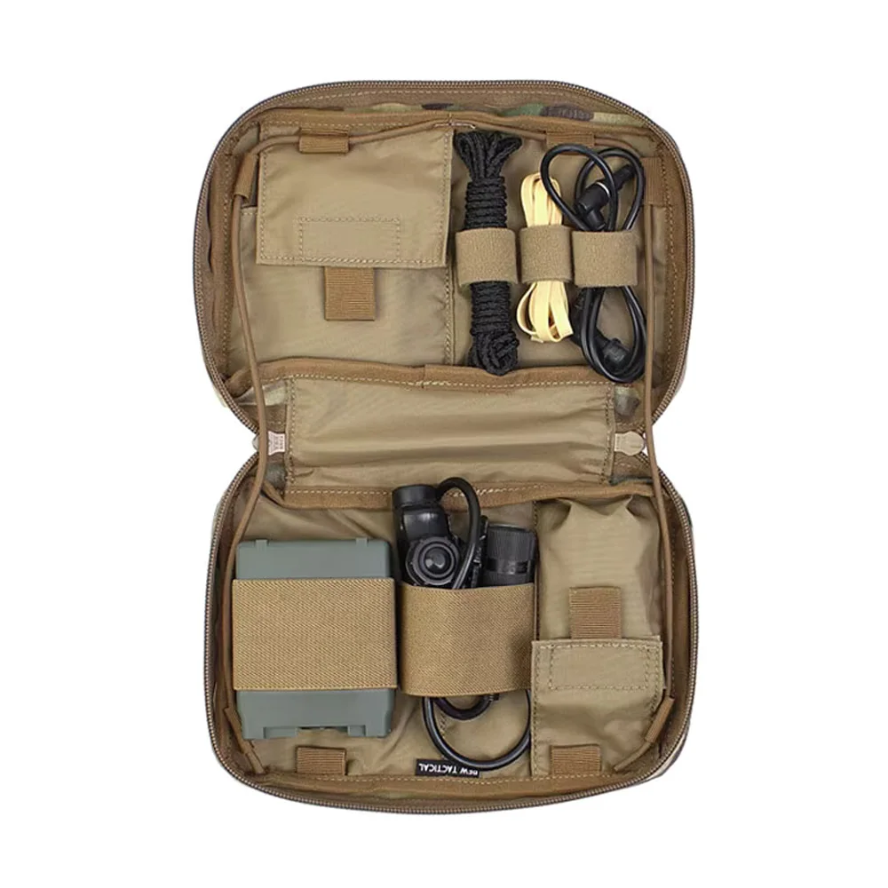 Bolsa MOLLE EDC camuflaje para airsoft y almacenamiento de cables