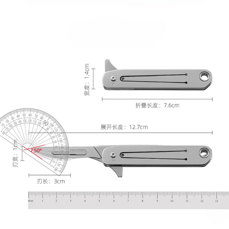 Knife attached to a backpack