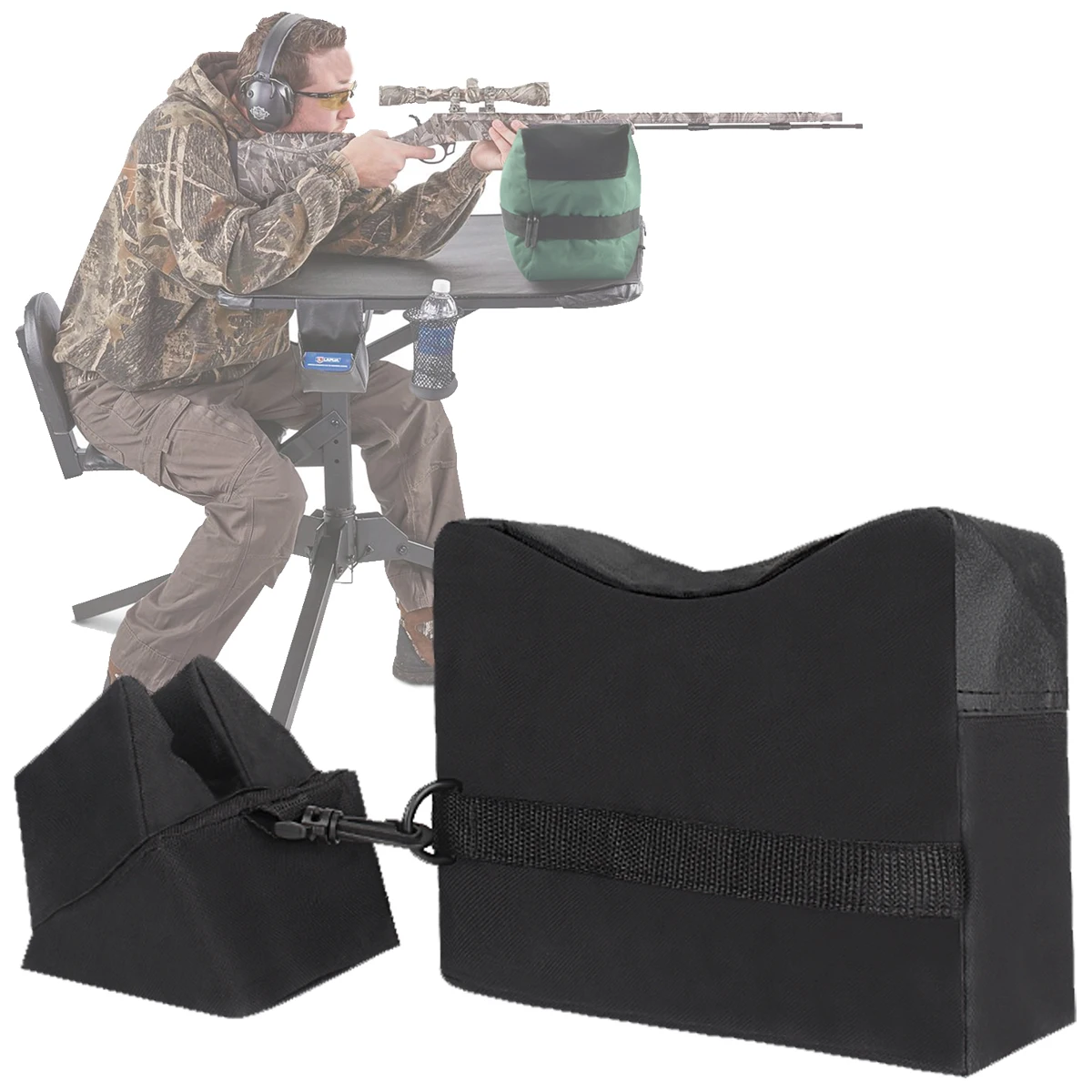 Soporte de tiro frontal para bolsa de arena táctica - imagen 3