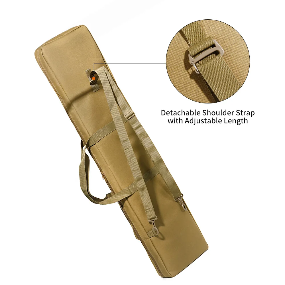 Bolsa táctica para rifle con tapete de tiro antideslizante
