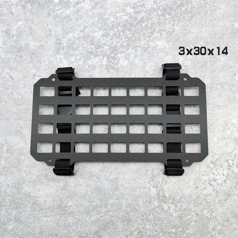 Organizador táctico panel MOLLE para respaldo asiento vehículo ABS - imagen 2