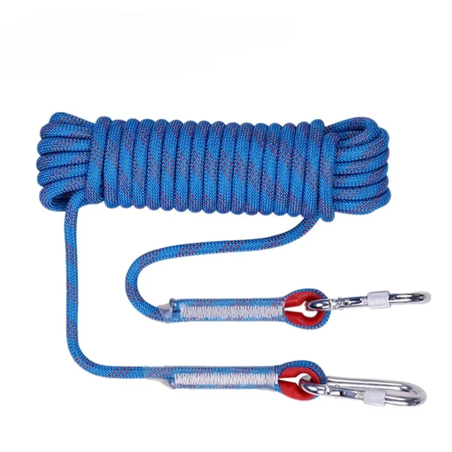Cuerda de escalada en roca de 10mm enrollada