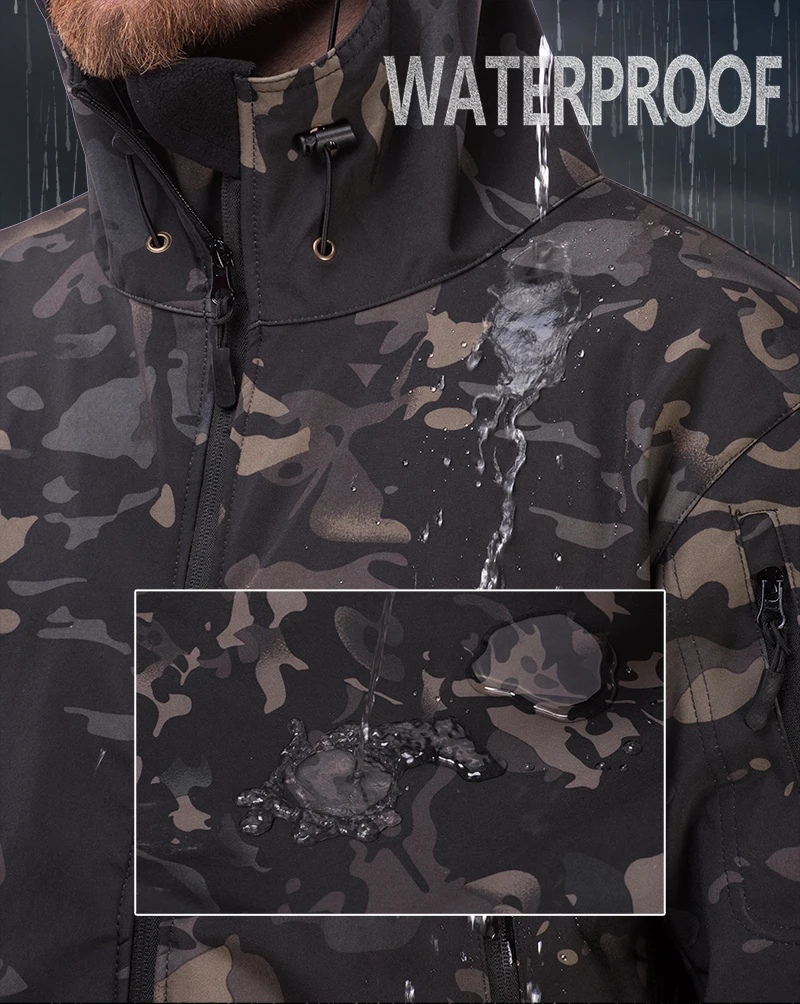 Traje Táctico Impermeable Forro Polar Hombre - imagen 4