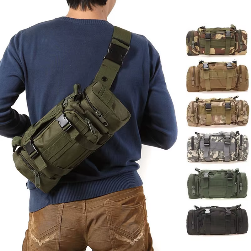 Riñonera táctica impermeable para hombre – Camping, senderismo y pesca - imagen 5