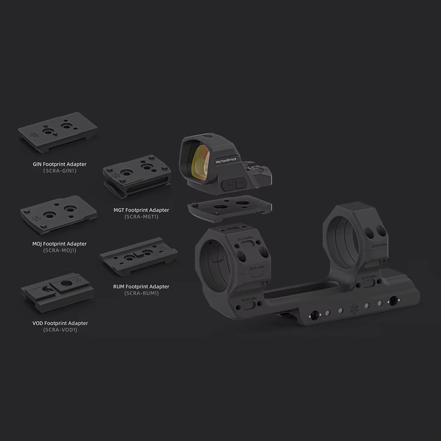 Vector Optics montura cantilever 34 mm para visor táctico - imagen 5