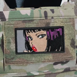 Parche bordado anime - insignia para ropa y mochilas con Velcro