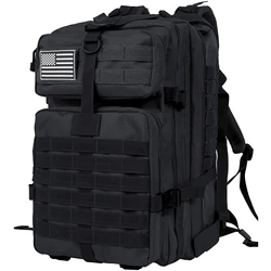 Mochila táctica MOLLE 45L para senderismo y caza
