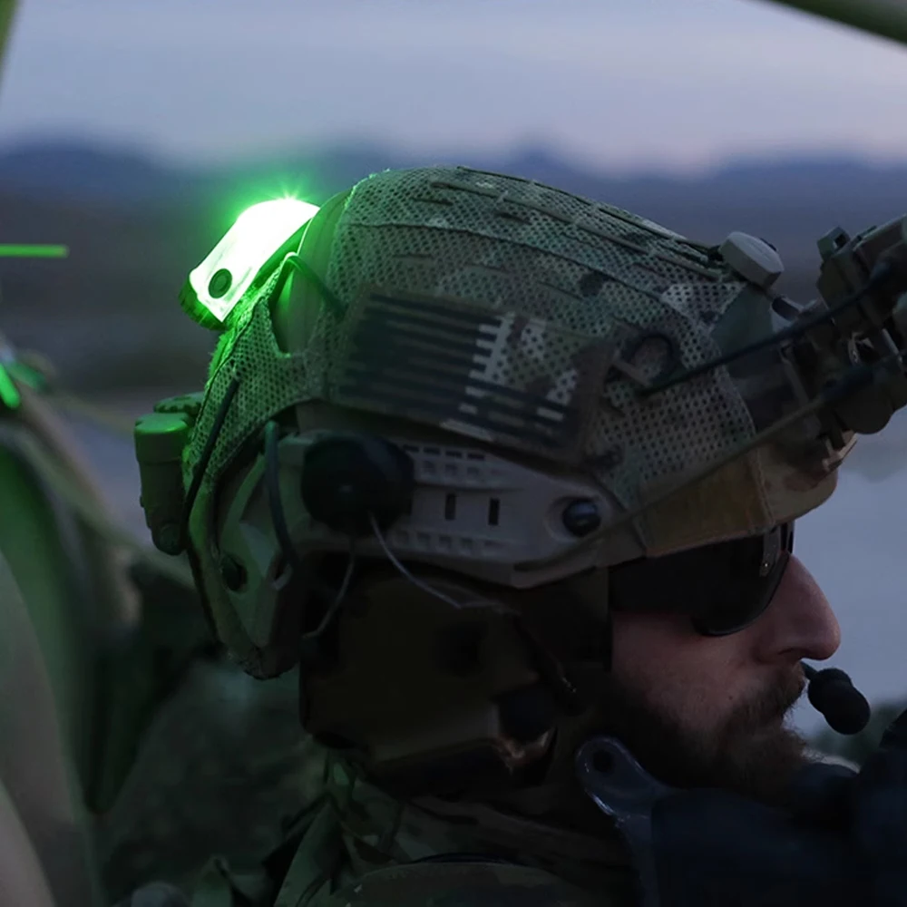 MANTA STROBE luz táctica estroboscópica IR para casco y supervivencia - imagen 3