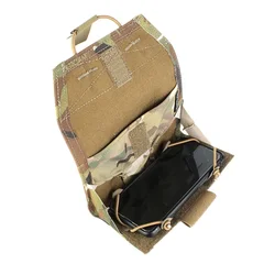 Bolsa táctica MOLLE de pecho para EDC, teléfono y navegación exterior