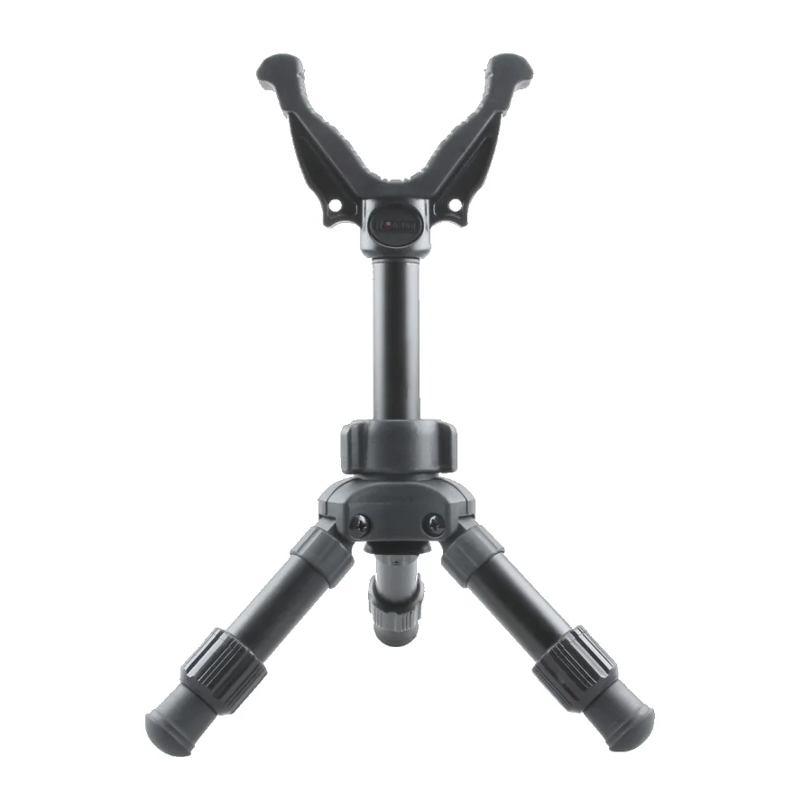 Trípode aluminio tipo yoke V regulable para tiro y caza profesional