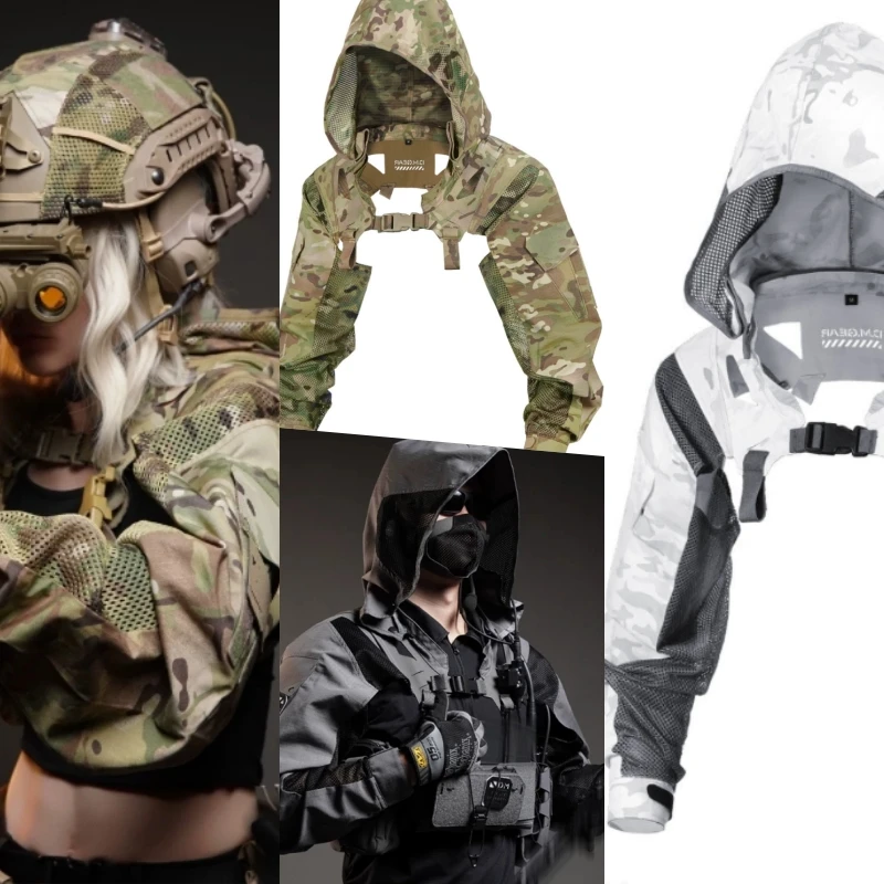 Traje de combate transpirable camuflaje tipo Frog para chaleco táctico - imagen 2