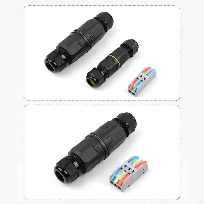 Conector solar alta corriente para cable eléctrico de paneles
