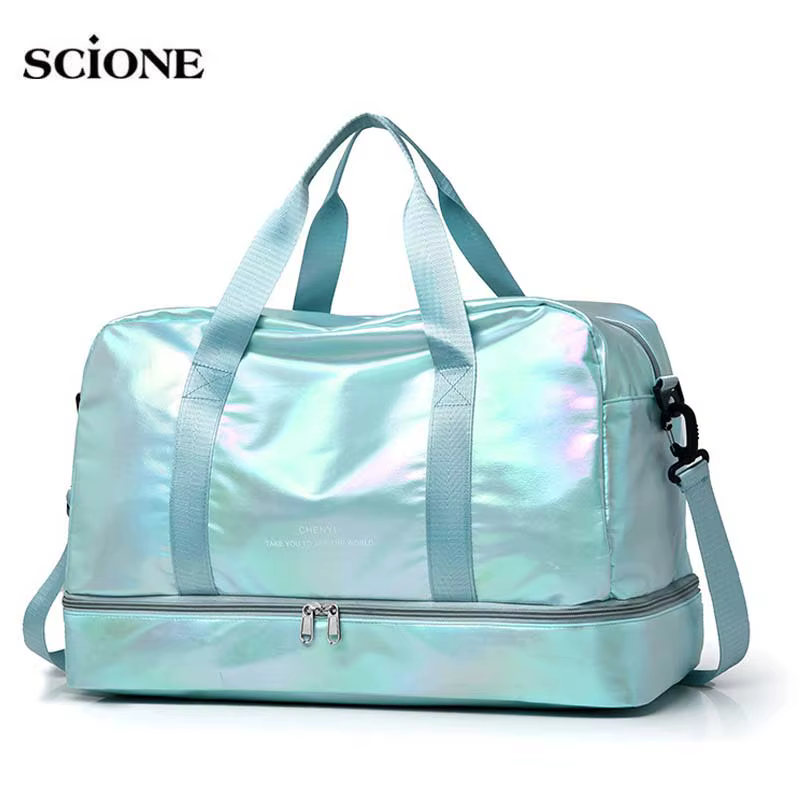 Bolsa gimnasio húmedo seco bolsillo impermeable entrenamiento outdoor