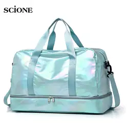Bolsa gimnasio húmedo seco bolsillo impermeable entrenamiento outdoor