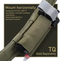 Soporte elástico Funda TQ para torniquete de cinturón táctico