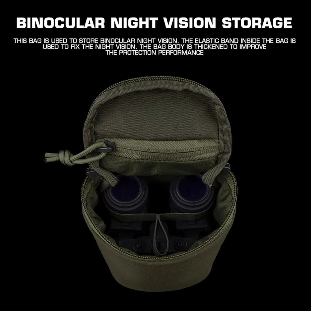 Funda táctica acolchada para gafas visión nocturna estilo Ferro con MOLLE - imagen 3