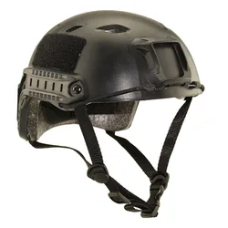 Casco táctico FAST BJ ABS semicubierto para escalada y paintball