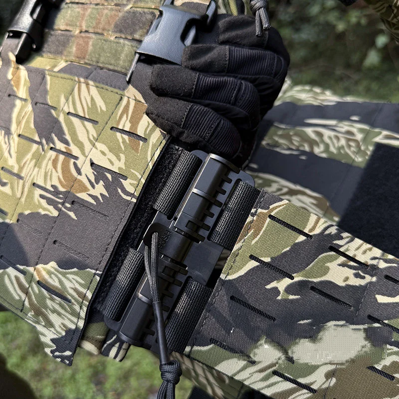 Chaleco táctico QPC2.0 con placa frontal para paintball infantil - imagen 3