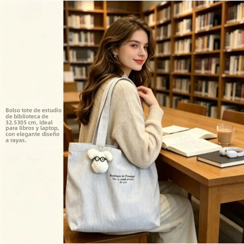 Bolsa de lona táctica bandolera gran capacidad, rayas