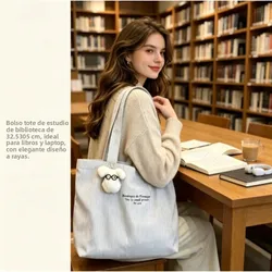 Bolsa de lona táctica bandolera gran capacidad, rayas