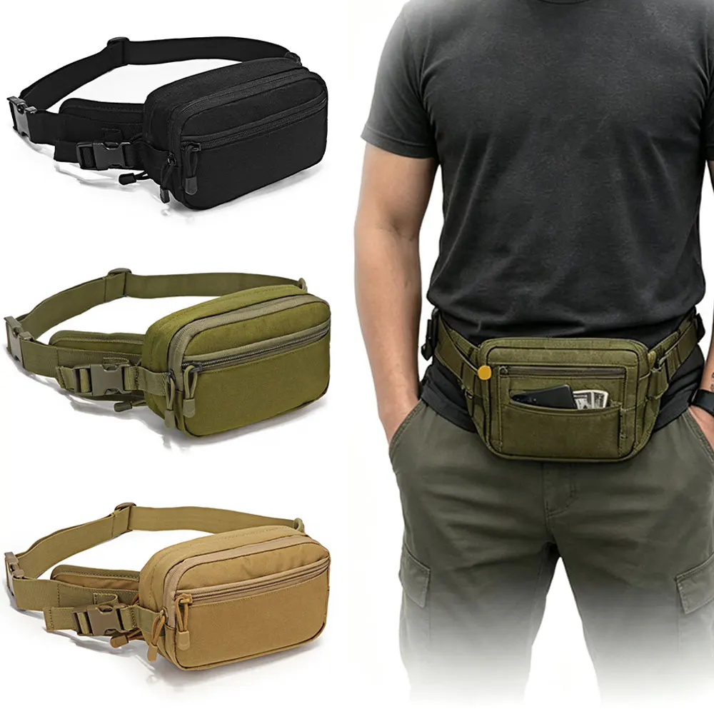 Riñonera táctica Oxford 800D con bolsillo oculto para pistola - imagen 5
