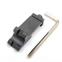 Adaptador lateral 45° para linterna táctica Picatinny