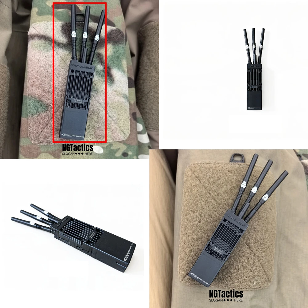 MPU5 Radio táctica mini parche 3D impreso para casco y brazalete - imagen 2