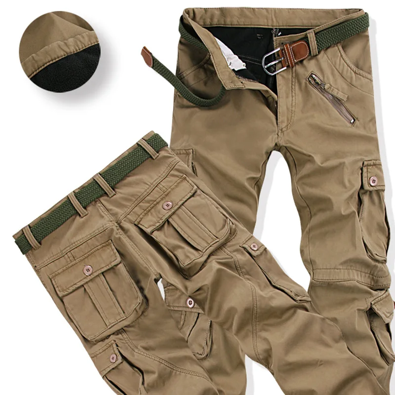 Pantalones tácticosPolares térmicos multi-bolsillo campo y outdoor