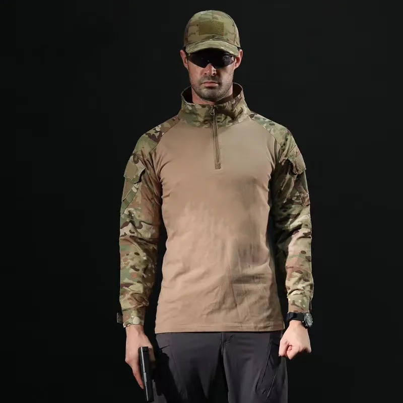 Detalle del camuflaje táctico