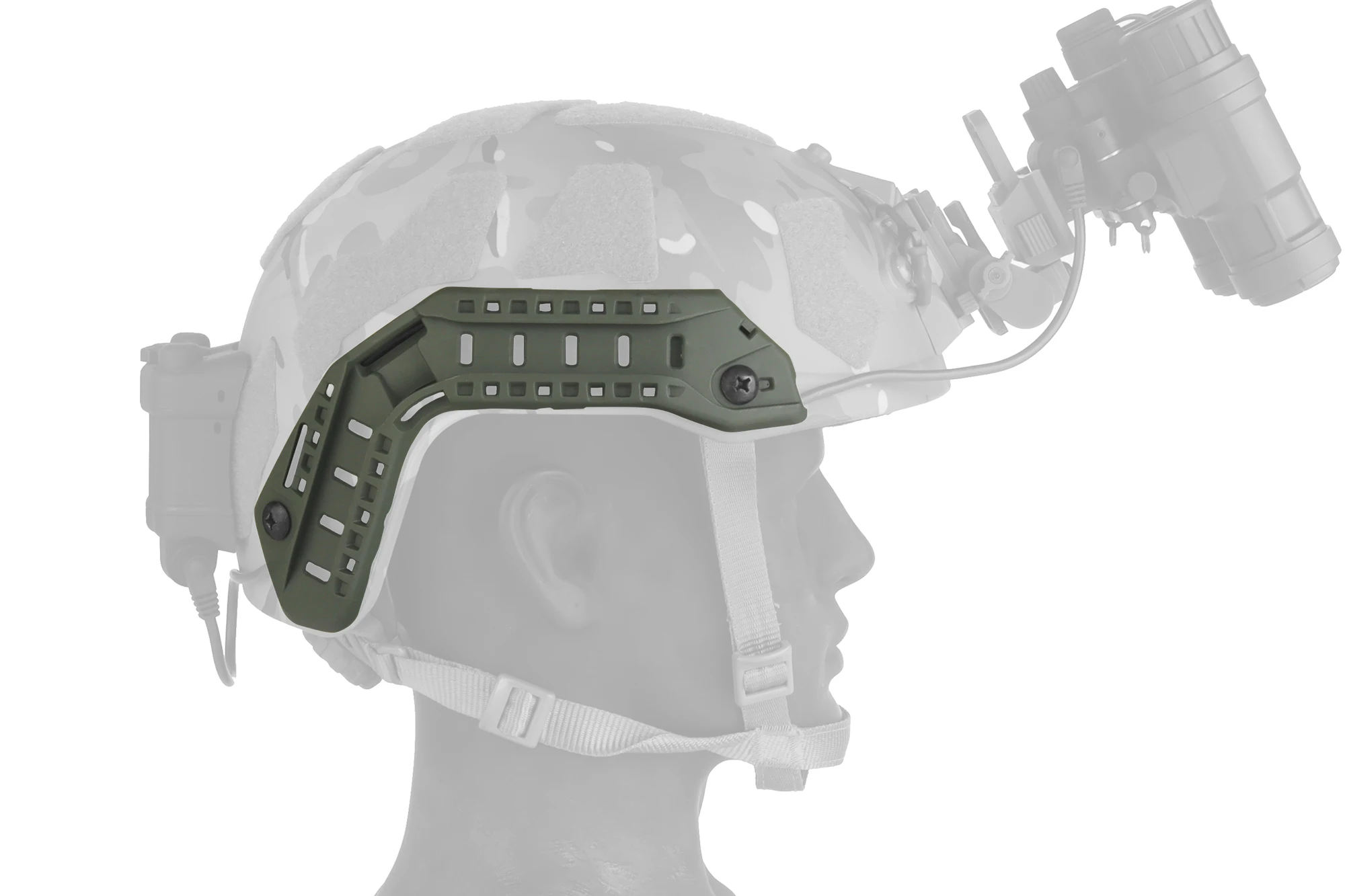 POEIDON DEFENSE ARC V3, riel lateral para casco FAST SF High Cut - imagen 5