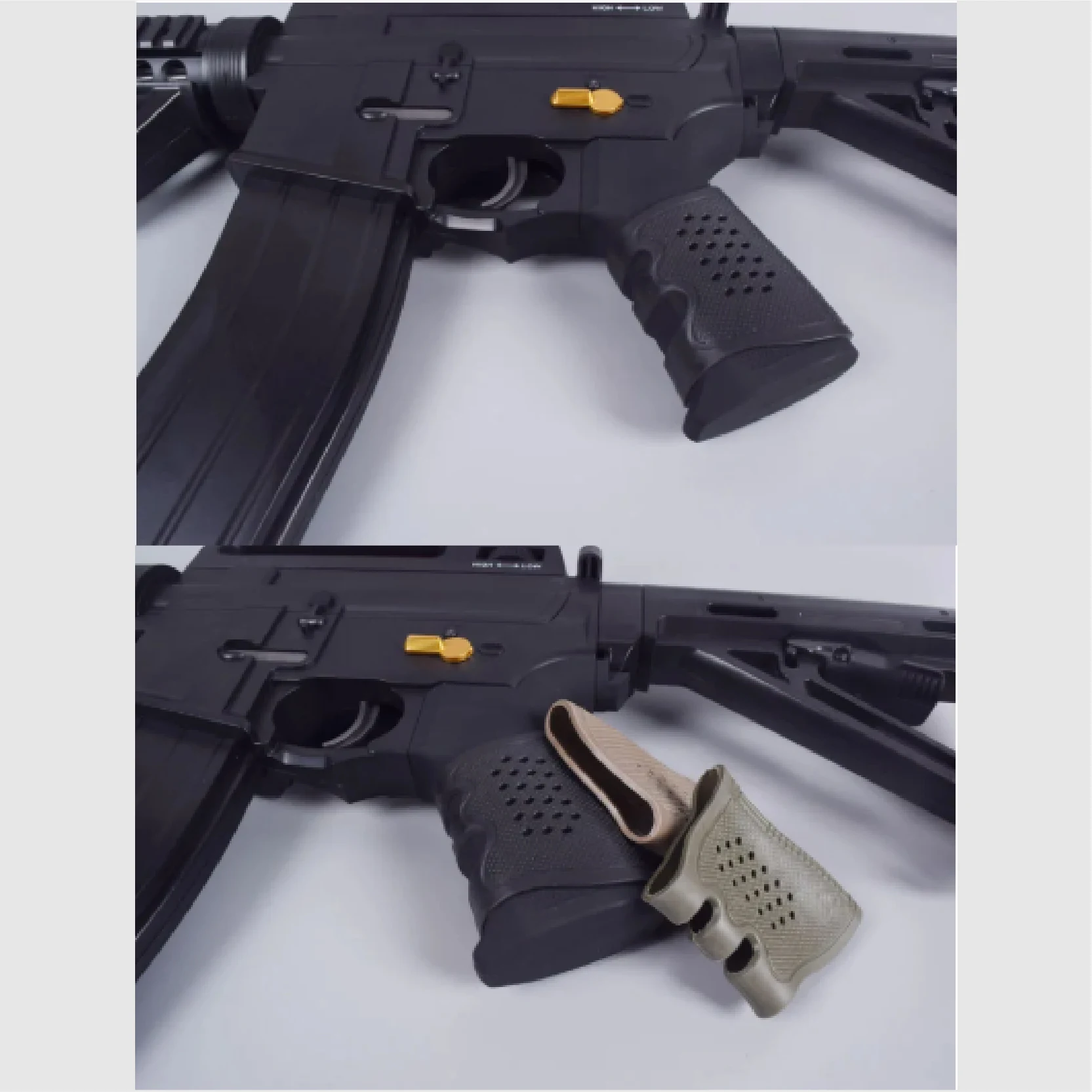 Funda táctica antideslizante para G17/G19 con empuñadura de goma - imagen 5