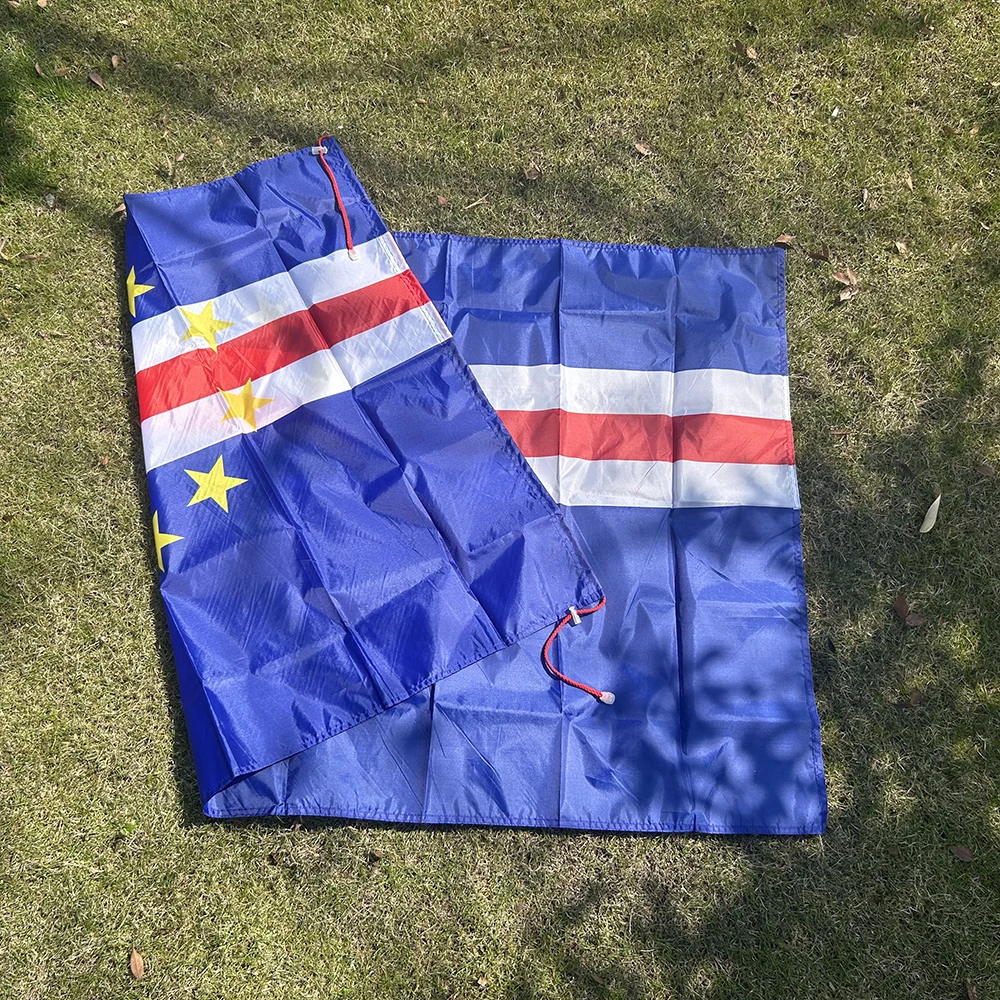 Bandera de Cabo Verde de poliéster para interior y exterior resistente - imagen 4