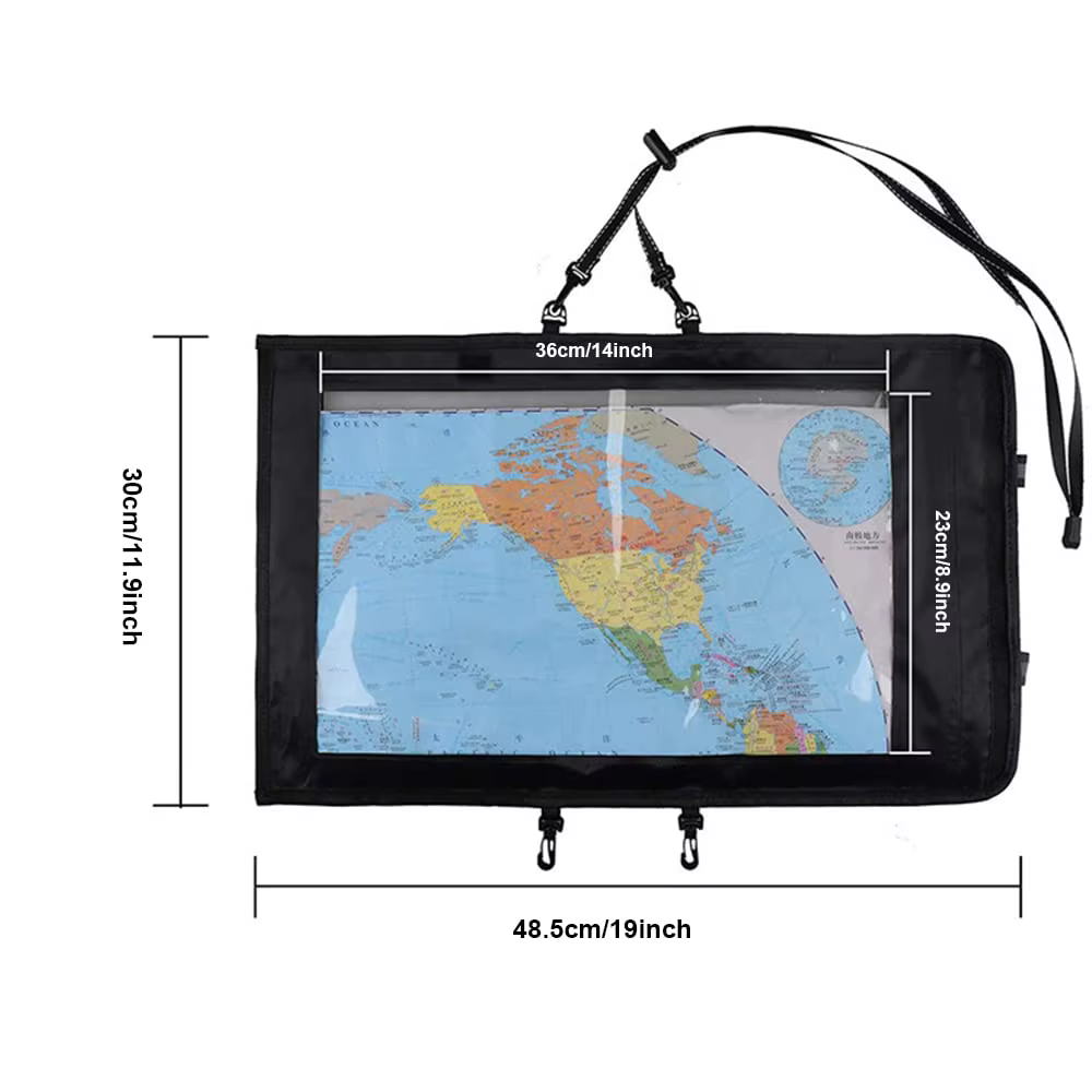 Funda táctica para mapas impermeable TPU con ventana transparente - imagen 3