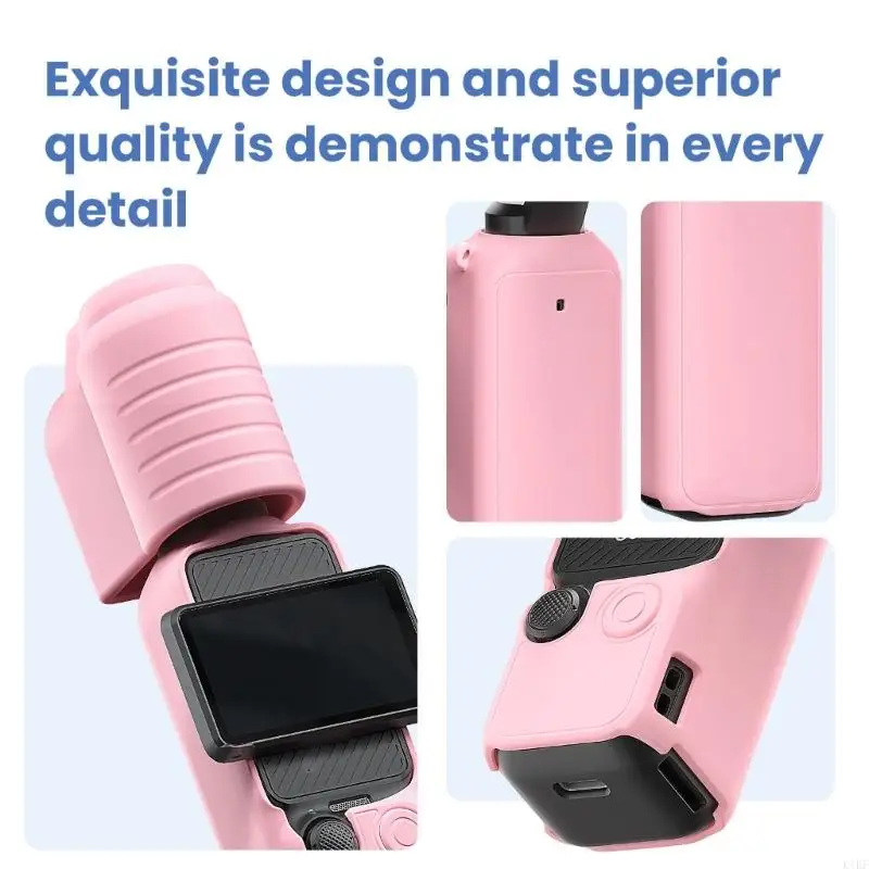 Caja silicona protectora cámara estabilizador – Funda a prueba golpes tipo bolsillo - imagen 3