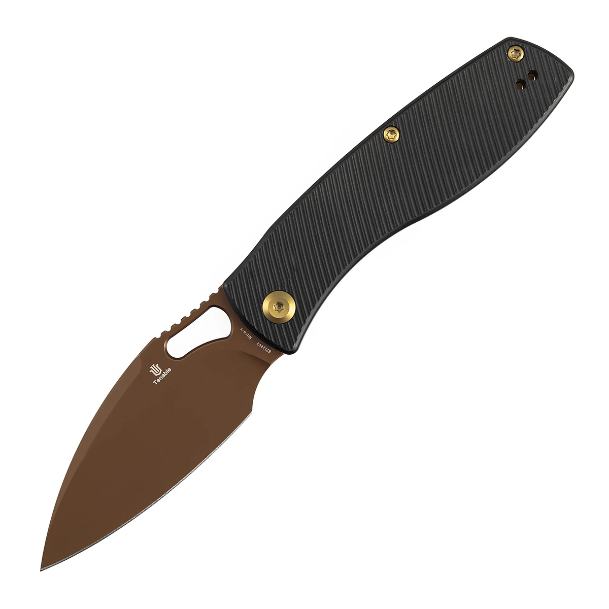 Tenable Heron cuchillo plegable EDC hoja de Damasco Nitro V G10 - imagen 3